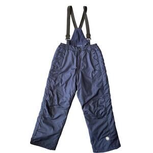 Rothschild Kids Snow Bib Pants Navy Medium 10/12 Insulated Adjustable Straps